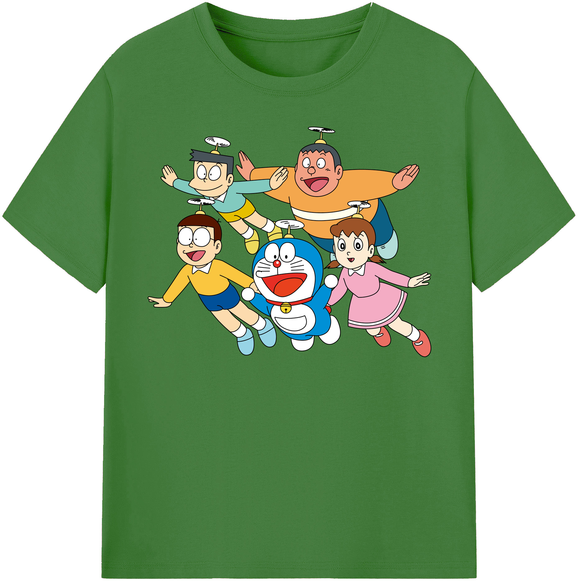 （画像用） ドラえもん 骨川 スネ夫 Doraemon Honekawa Suneo レディースカジュアルプリントTシャツ（綿100％）